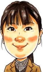 福島いずみ様似顔絵